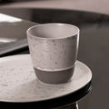 Orsina Hygge Grey Speckled Cup – Minimalist Handleless Ceramic Mug