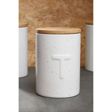 Orsina Fenwick Tea Canister – Airtight Ceramic Kitchen Storage Jar