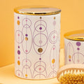 Orsina Fenwick Airtight Kitchen Canister with Gold Lid – Orbs Design