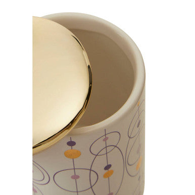 Orsina Fenwick Airtight Kitchen Canister with Gold Lid – Orbs Design