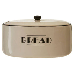 Orsina Broadway Bread Bin – Black and Cream Kitchen Storage Box