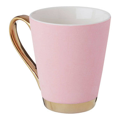 Orsina Monogram Mug – Frosted Pink Ceramic Personalised Letter M