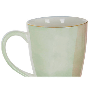 Orsina Colour Of Paradise Stoneware Mug – Decorative Ceramic Coffee Mug