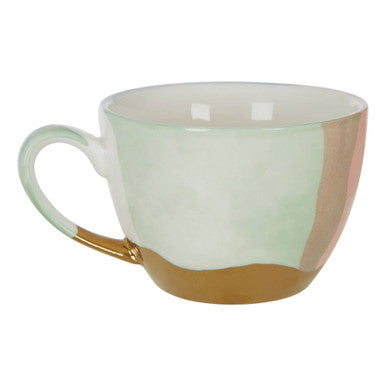 Orsina Colour Of Paradise Ceramic Cup and Saucer Set – Wabi-Sabi Style
