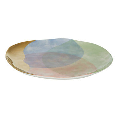 Orsina Colour Of Paradise Dinner Plate – Hand-Painted Ceramic with Gold
