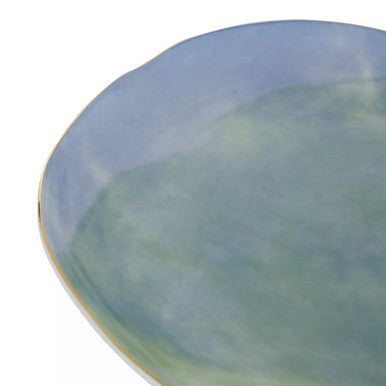 Orsina Colour Of Paradise Side Plate – Hand-Painted Gold Rim Ceramic