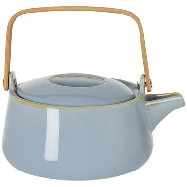 Orsina Juna Blue Teapot – Minimalist Ceramic Tea Pot with Handle