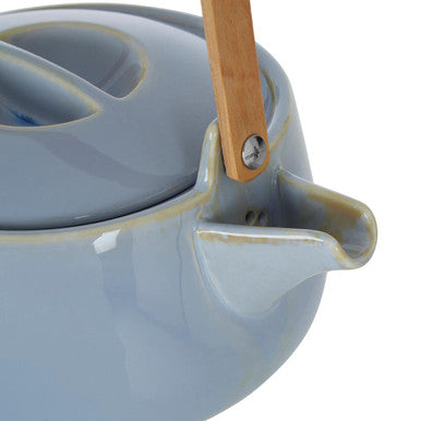 Orsina Juna Blue Teapot – Minimalist Ceramic Tea Pot with Handle