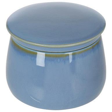 Orsina Juna Blue Sugar Pot – Modern Ceramic Tableware with Lid