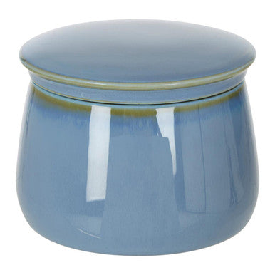 Orsina Juna Blue Sugar Pot – Modern Ceramic Tableware with Lid