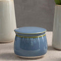 Orsina Juna Blue Sugar Pot – Modern Ceramic Tableware with Lid