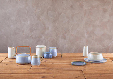 Orsina Juna Blue Sugar Pot – Modern Ceramic Tableware with Lid