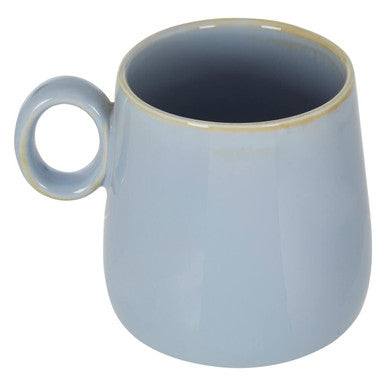 Orsina Juna Blue Ceramic Coffee Mug – Modern Glossy Tableware