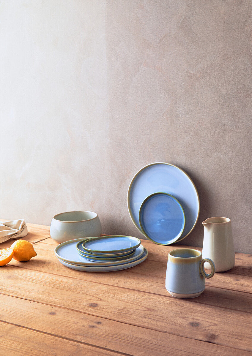 Orsina Juna Blue Ceramic Coffee Mug – Modern Glossy Tableware