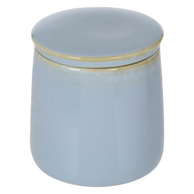 Orsina Blue Ceramic Canister – Modern Kitchen Storage Jar with Lid