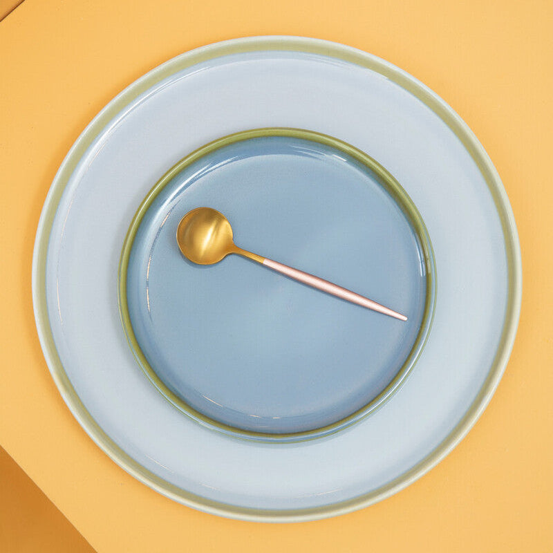 Orsina Juna Blue Dinner Plate – Modern Glazed Ceramic Tableware