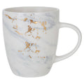 Orsina Marble Luxe Mug – Matte Ceramic Coffee Cup with Metallic Accent