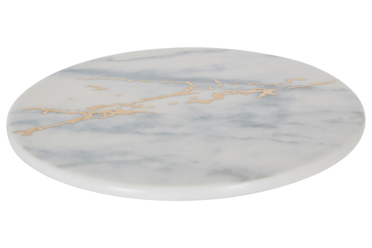 Orsina Marble Luxe Coasters – Set of 4 with Gold Accents and Matte Finish