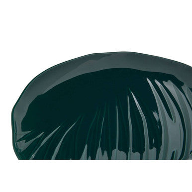 Orsina Bali Dark Green Dinner Plate | Tropical Porcelain Tableware