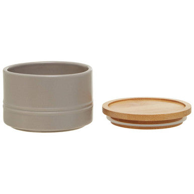 Orsina Fenwick Grey Small Stoneware Canister – Airtight Kitchen Storage