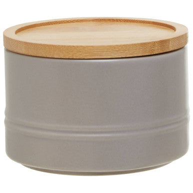 Orsina Fenwick Grey Small Stoneware Canister – Airtight Kitchen Storage