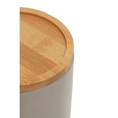 Orsina Fenwick Grey Stoneware Canister – Medium Kitchen Storage Jar