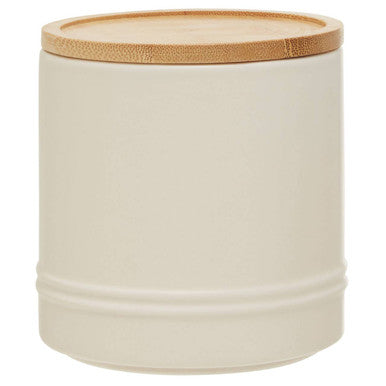 Orsina Fenwick Medium Stoneware Canister – Cream Food Storage Jar