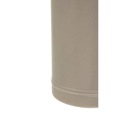Orsina Fenwick Large Grey Stoneware Canister with Bamboo Lid