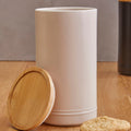 Orsina Fenwick Large Stoneware Canister – Cream Kitchen Storage Jar