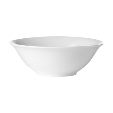 Orsina Elmira 16-Piece White Porcelain Coupe Dinner Set | Modern Tableware