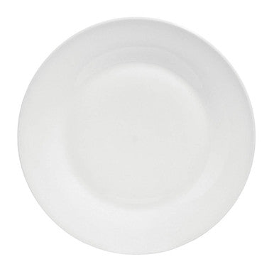 Orsina Elmira 16-Piece White Porcelain Coupe Dinner Set | Modern Tableware