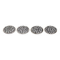 Orsina London Leo Leopard Print Drink Coasters – Set of 4 Modern Coasters