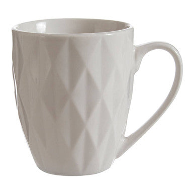 Orsina Avie 16 Piece White Embossed Porcelain Dinnerware Set