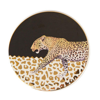 Orsina London Leo Leopard Print Coasters – Set of 4 Table Protectors