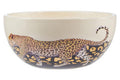 Orsina London Leo Large Stoneware Serving Bowl | Black & Gold Leopard
