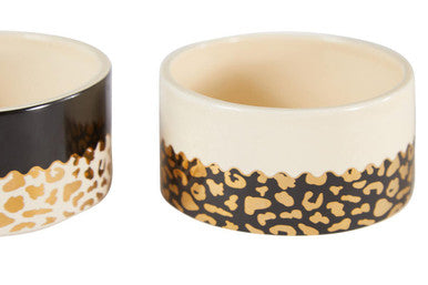 Orsina London Leo Ceramic Stacking Canister with Bamboo Lid