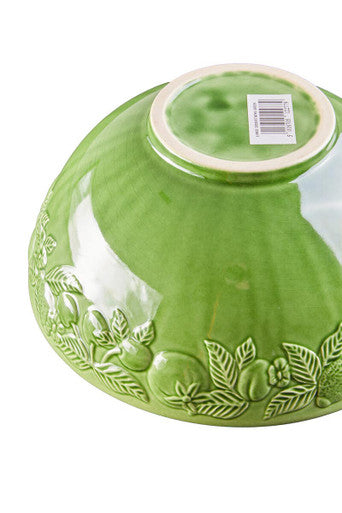 Orsina Anaya Large Ceramic Serving Bowl – Chateaux Green & Cream