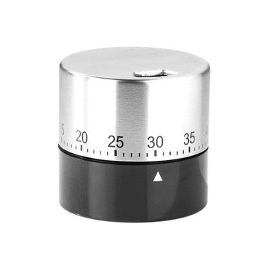 Orsina Ertza Stainless Steel Kitchen Timer – 60 Minute Mechanical Dial