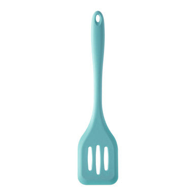 Orsina Silicone Slotted Turner – Light Green Non-Stick Kitchen Spatula