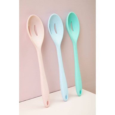 Orsina Zing Light Pink Silicone Slotted Spoon – Heat Resistant Tool