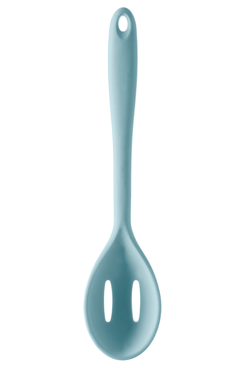Orsina Zing Light Blue Silicone Slotted Spoon | Heat Resistant Tool