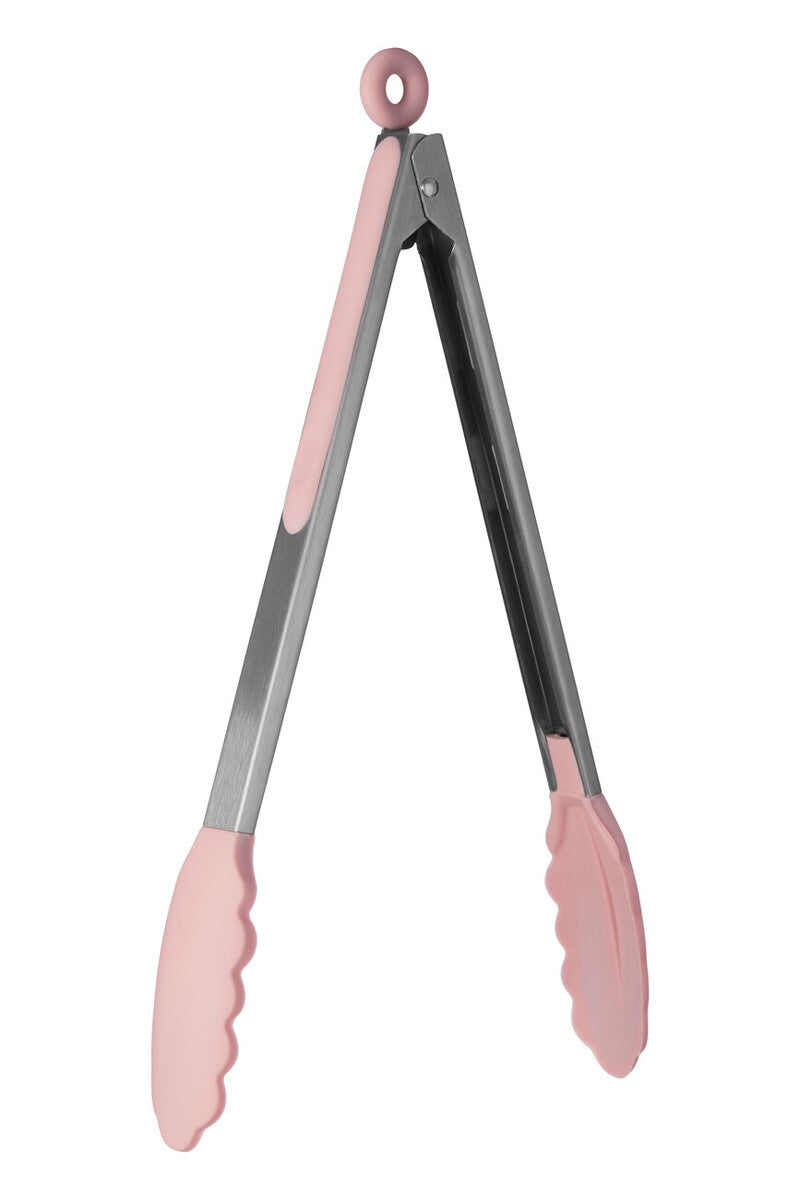 Orsina Silicone Tongs – Light Pink Heat Resistant Nonstick Kitchen Tools