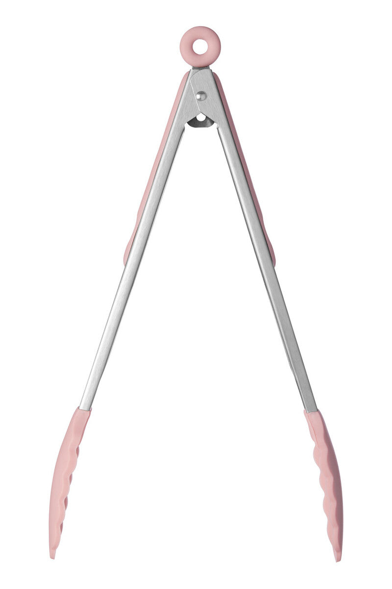 Orsina Silicone Tongs – Light Pink Heat Resistant Nonstick Kitchen Tools