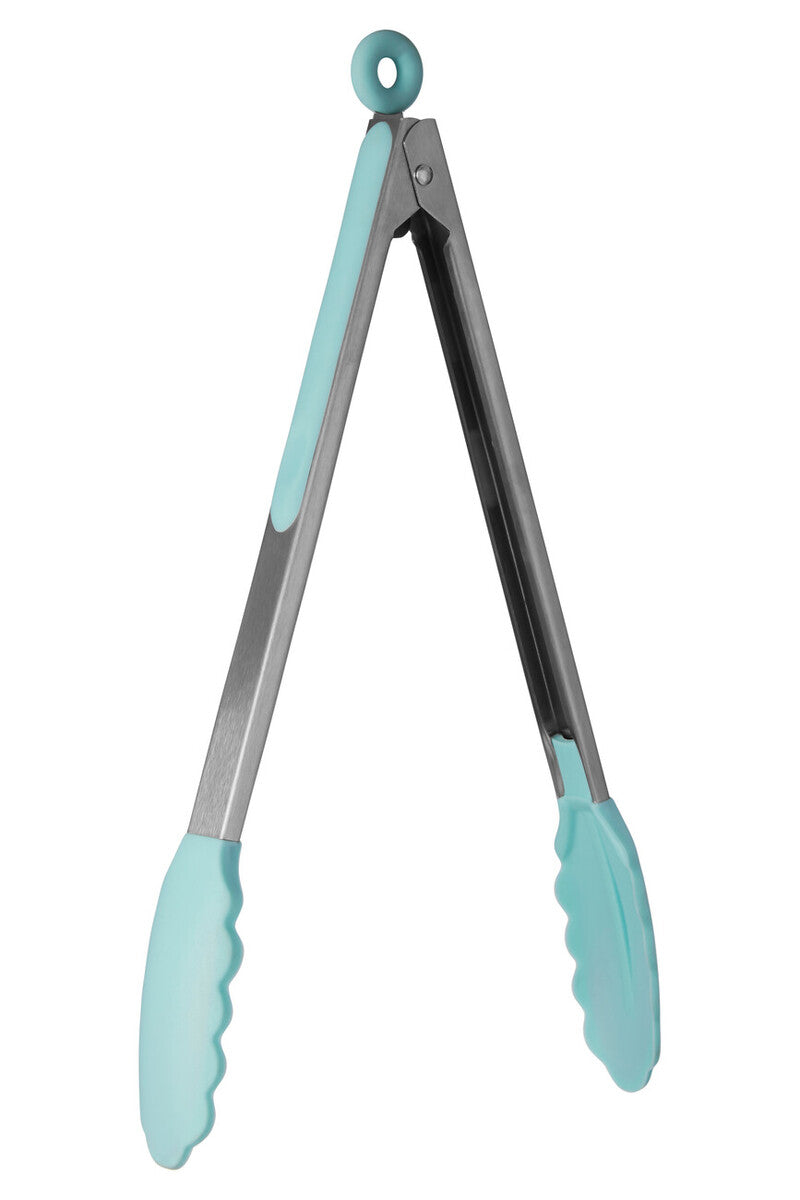 Orsina Zing Silicone Kitchen Tongs – Heat-Resistant Light Green Tongs