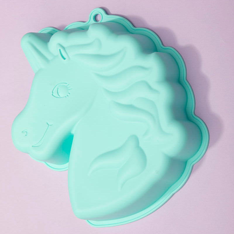 Orsina Mimo Green Unicorn Cake Mould – Flexible Silicone Baking Mold