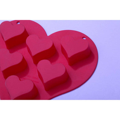Orsina Mimo 6 Cup Heart Cake Pan – Non-Stick Mini Heart Baking Mold