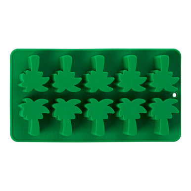 Orsina Mimo Palm Tree Ice Cube Tray | Green 10-Cavity Silicone Mold
