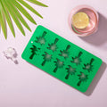 Orsina Mimo Palm Tree Ice Cube Tray | Green 10-Cavity Silicone Mold