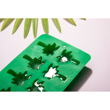 Orsina Mimo Palm Tree Ice Cube Tray | Green 10-Cavity Silicone Mold