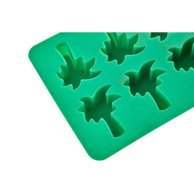 Orsina Mimo Palm Tree Ice Cube Tray | Green 10-Cavity Silicone Mold